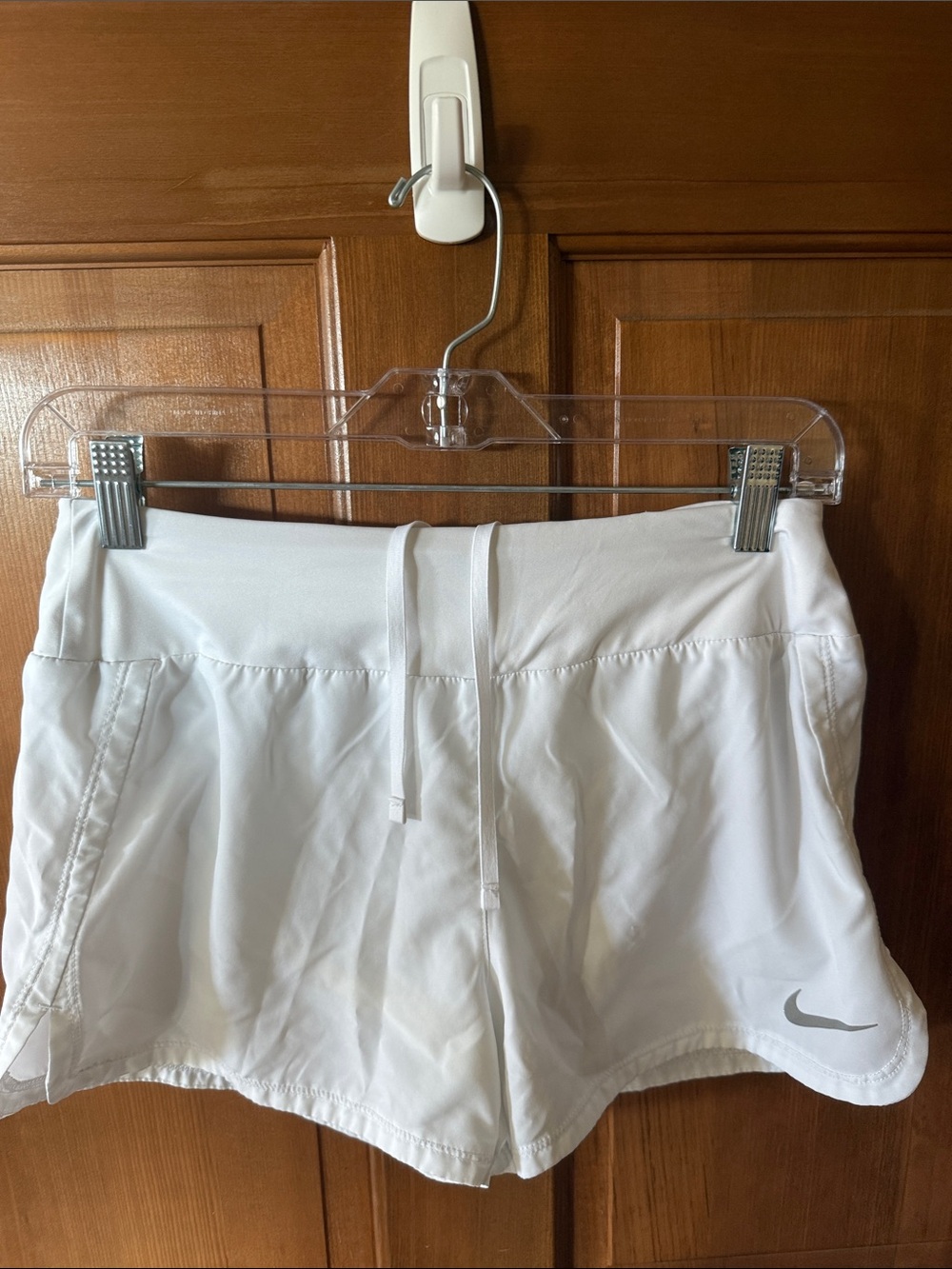 Nike Dry Fit Women's White Athletic/Running Shorts